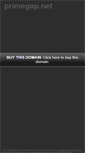 Mobile Screenshot of primegap.net