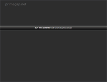 Tablet Screenshot of primegap.net